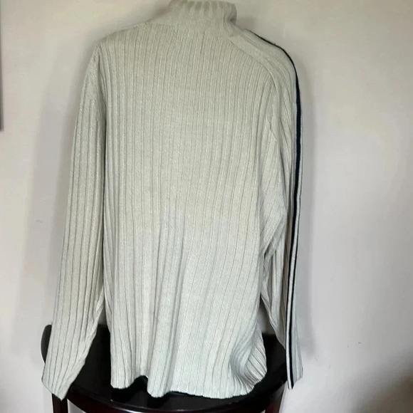 Y2K,Vintage NWOT sweater M. &  L .chunky cable knit,fisherman,front zip,neutral - Picture 7 of 12